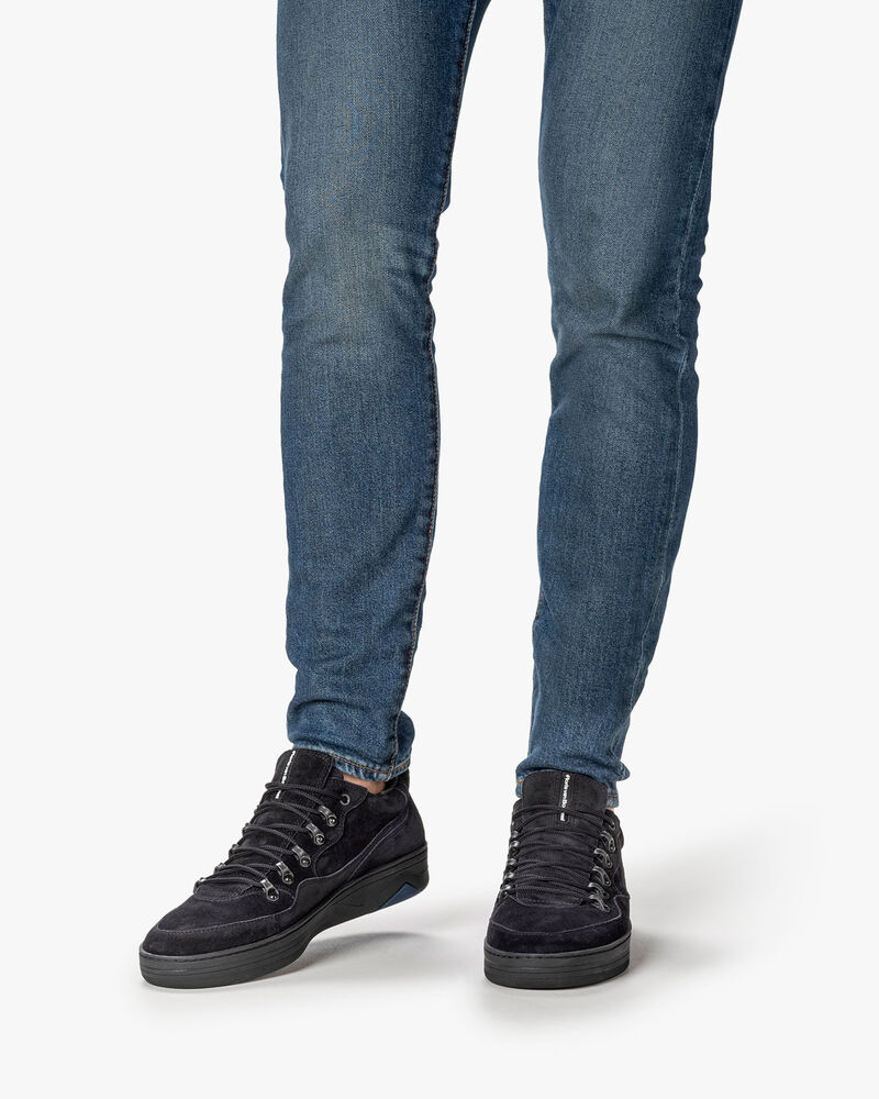 Sneaker Wildleder schwarz