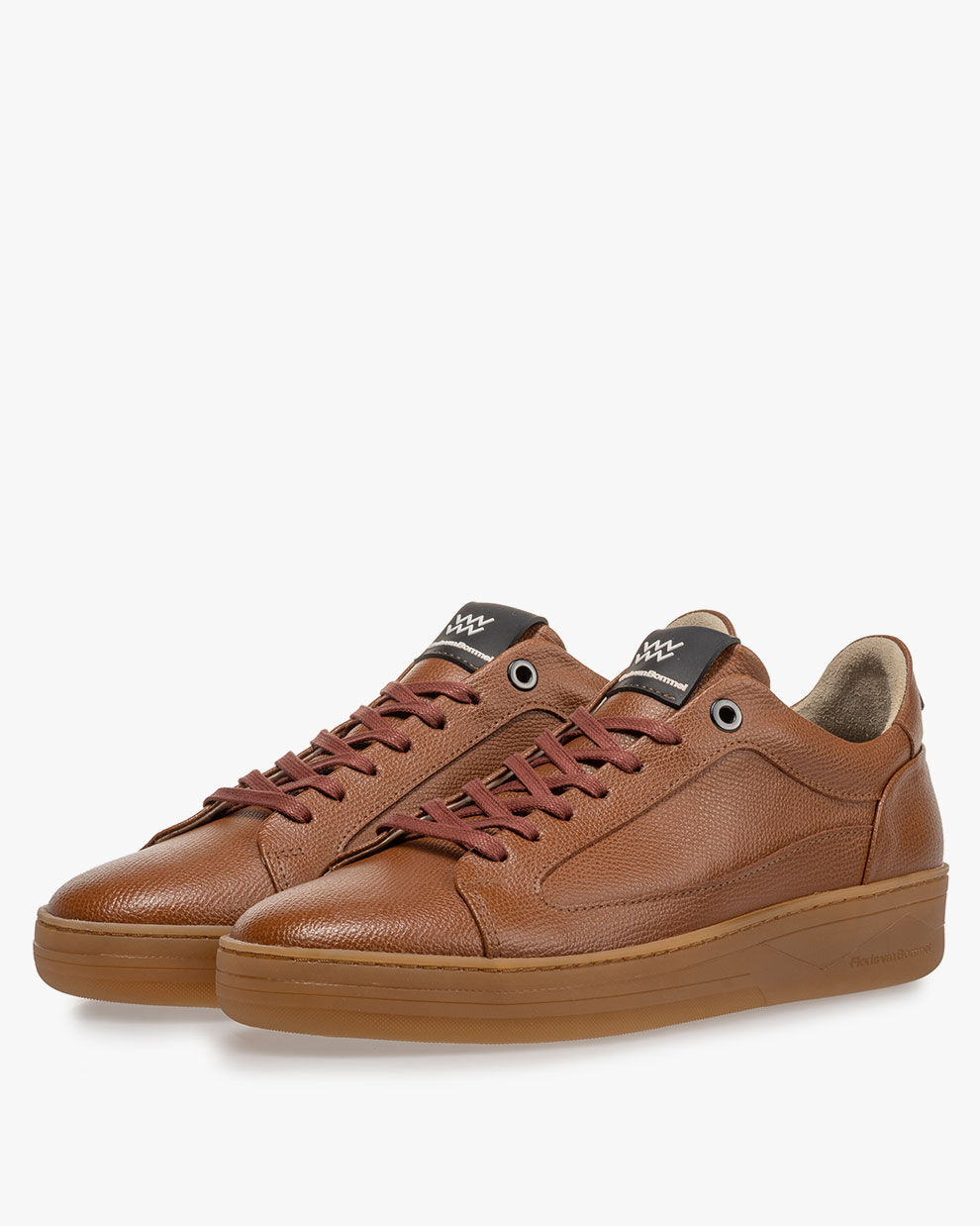 Sneaker Leder Print cognac 13265 33 Floris van Bommel Official