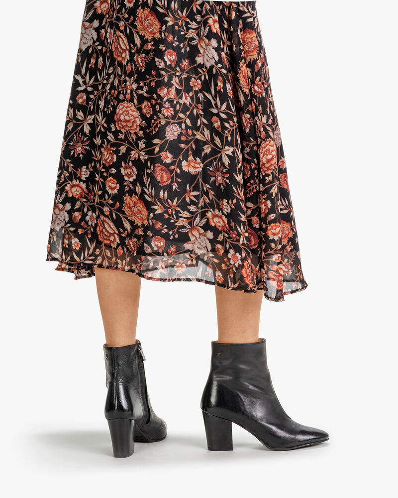 Stiefelette Nappaleder schwarz