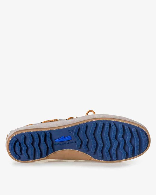 Mokassin Wildleder sandfarben