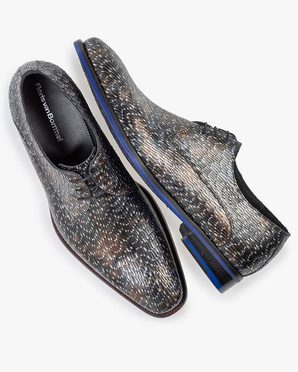 Schn&uuml;rschuh metallic bronze