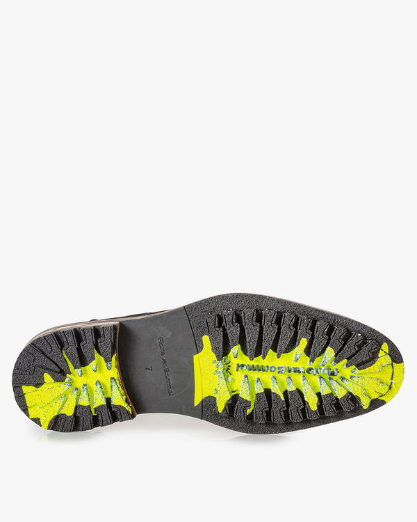 Schn&uuml;rstiefel Wildleder schwarz