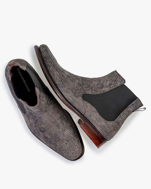 Chelsea Boot Wildleder dunkelgrau