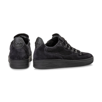 Sneaker Wildleder schwarz