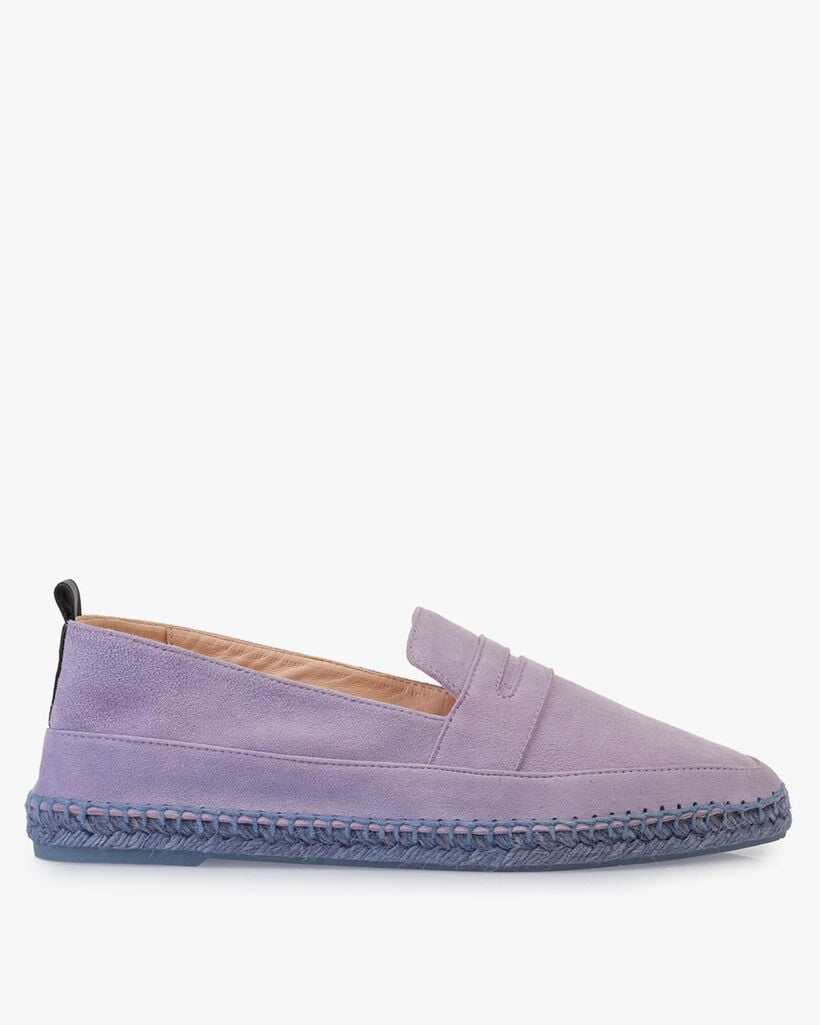 Espadrille Wildleder violett