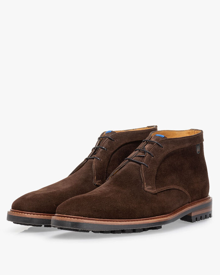 Chelsea Boot Wildleder dunkelbraun 20154/02 Floris van Bommel Official®
