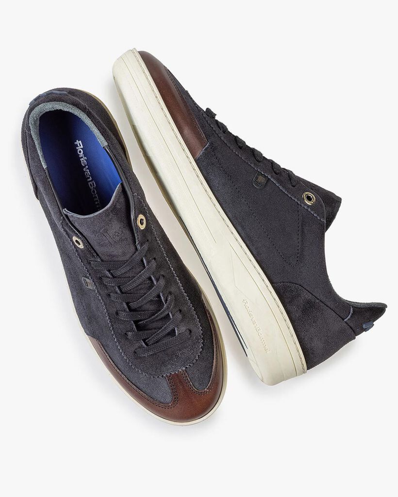 Sneaker suede leather black