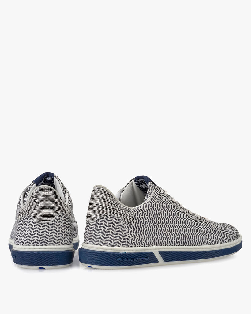 Sneaker leather black/white