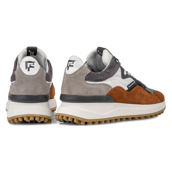 Noppi sneaker suede leather cognac