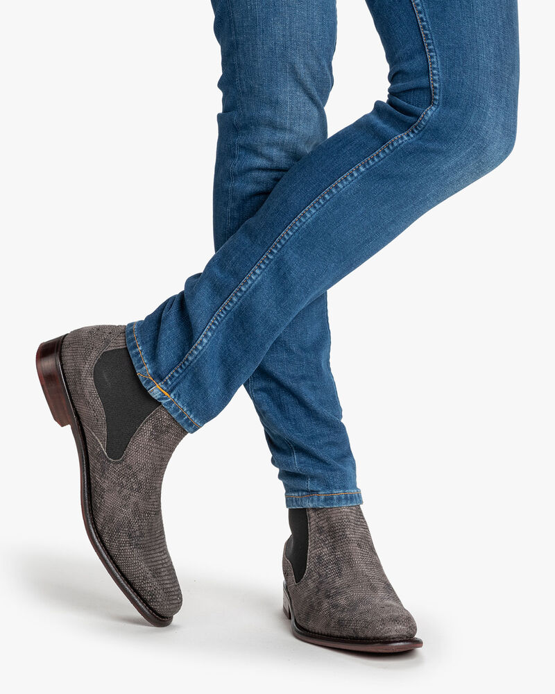 Chelsea Boot Wildleder dunkelgrau