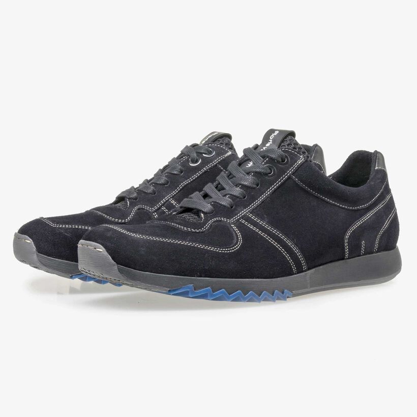 Floris van Bommel dunkelblauer Herren Sneaker