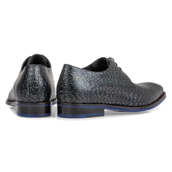 Schn&uuml;rschuh metallic dunkelgr&uuml;n	