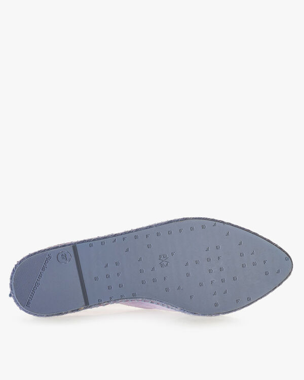 Espadrille Wildleder violett