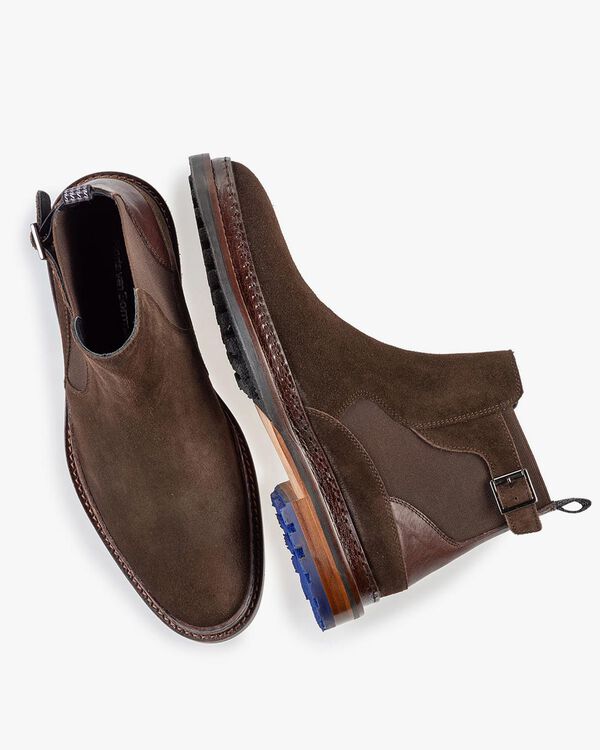 Chelsea Boot dunkelbraunes Wildleder