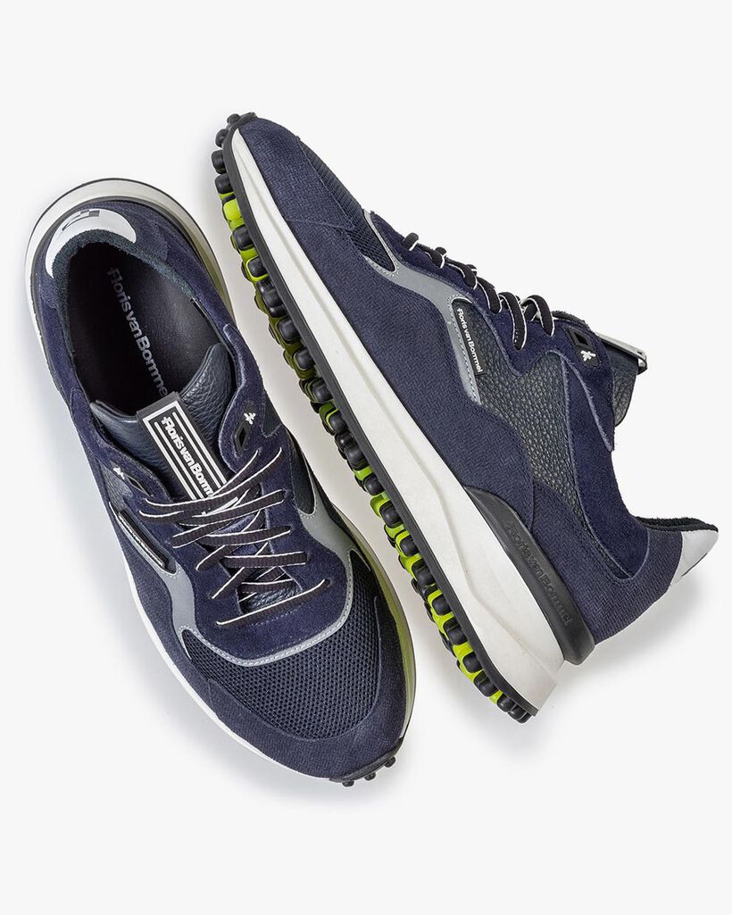 Noppi sneaker dark blue with print