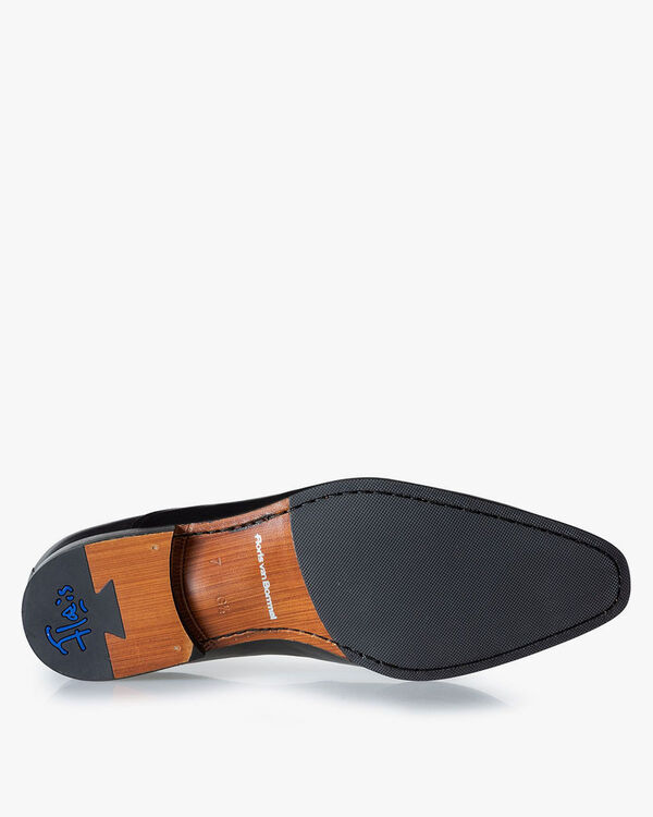 Schn&uuml;rschuh Kalbsleder schwarz