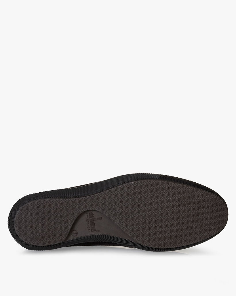 Schn&uuml;rstiefel Wildleder schwarz