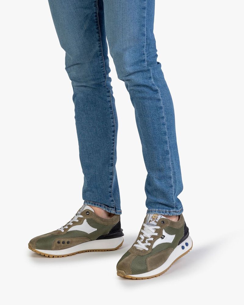 Sneaker textile green