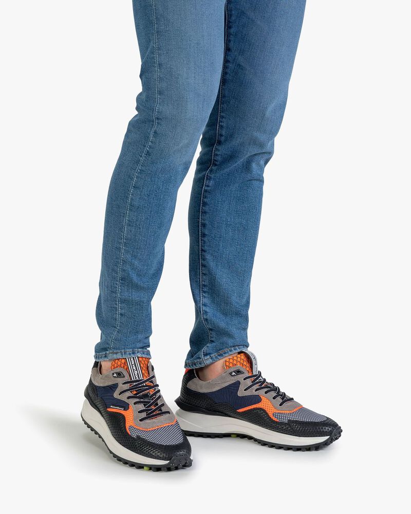 Noppi sneaker suede leather black