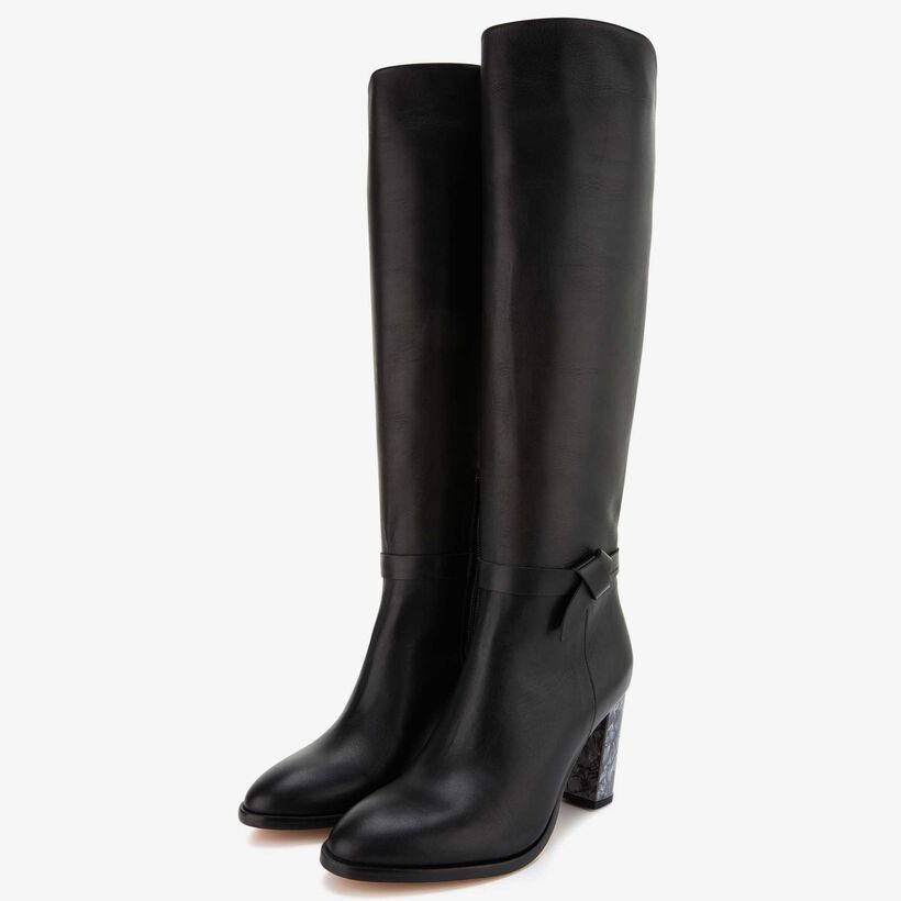 Floris van Bommel black leather boot from calf’s leather