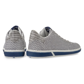 Sneaker leather black/white