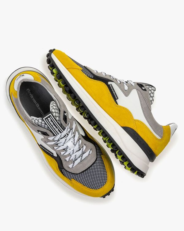 Noppi sneaker suede leather yellow