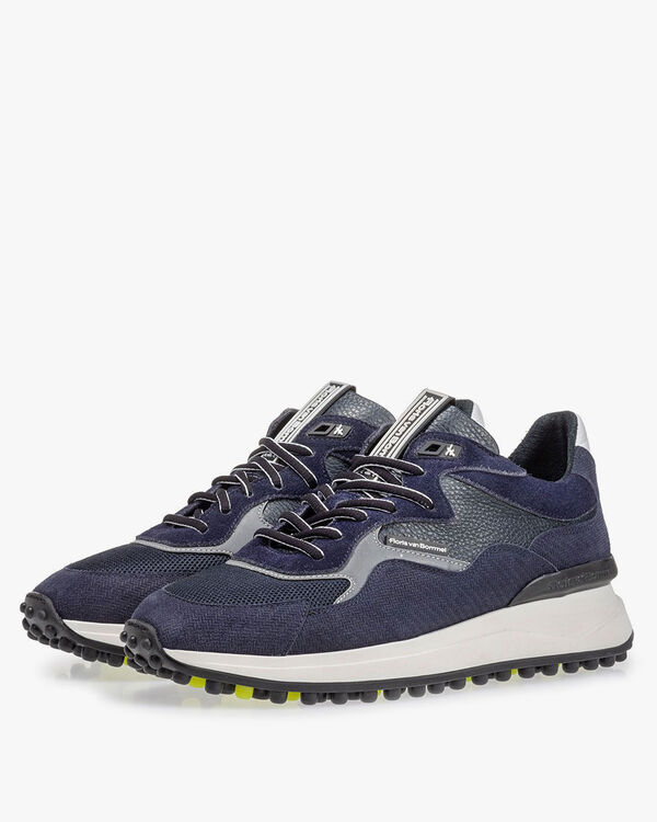Noppi sneaker dark blue with print