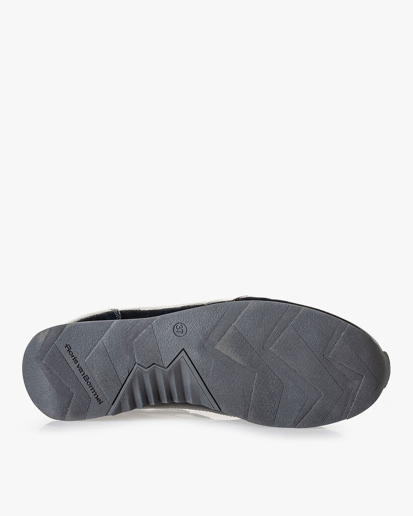 Sneaker blaues Lackleder