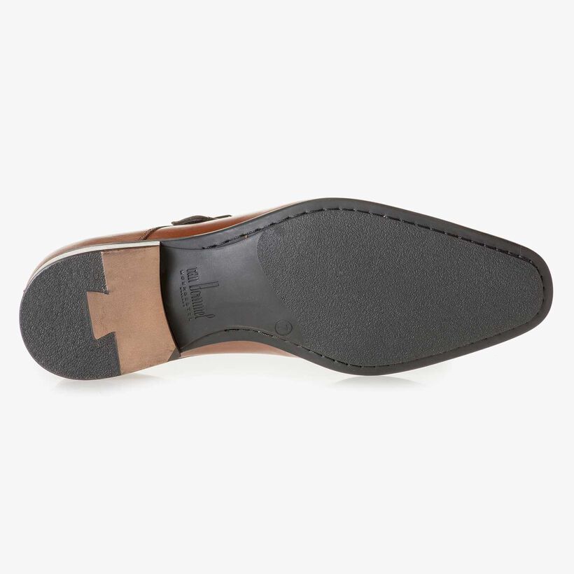 Cognac-coloured monk strap