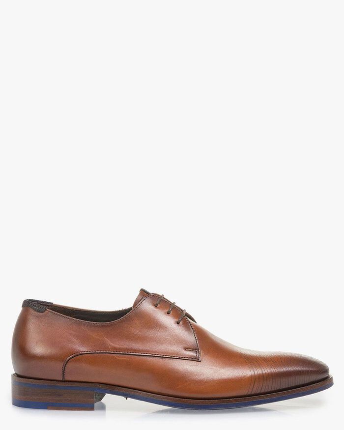 cognac shoe laces