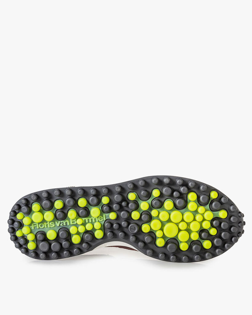 Noppi Sneaker bordeauxrot-blau