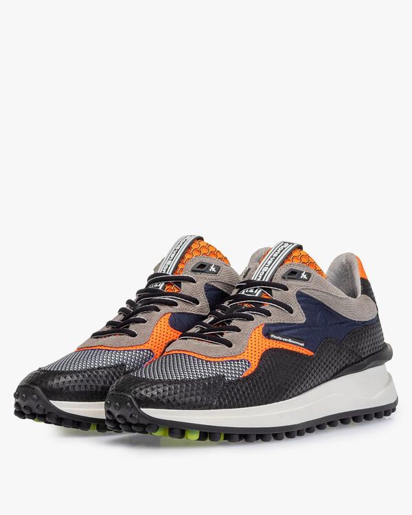 Noppi sneaker suede leather black