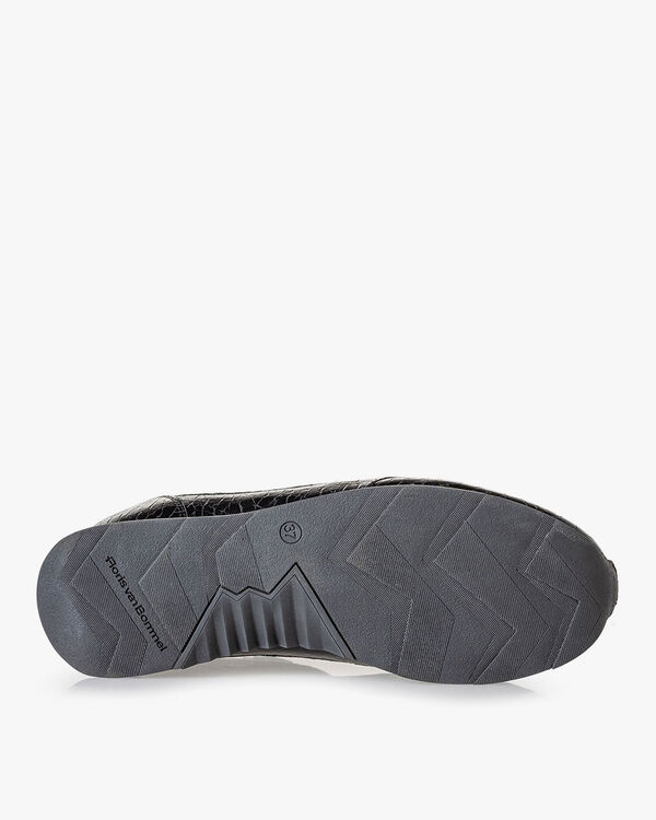 Sneaker schwarzes Leder