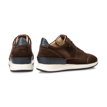 Sneaker suede dark brown