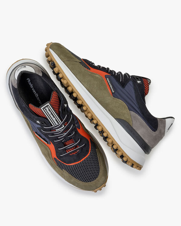 Noppi Sneaker Wildleder gr&uuml;n