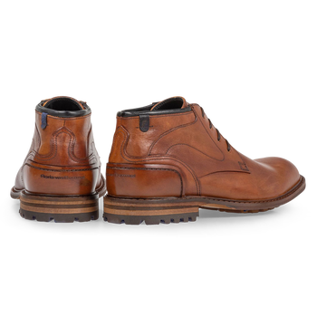 Crepi Stiefel Kalbsleder cognac