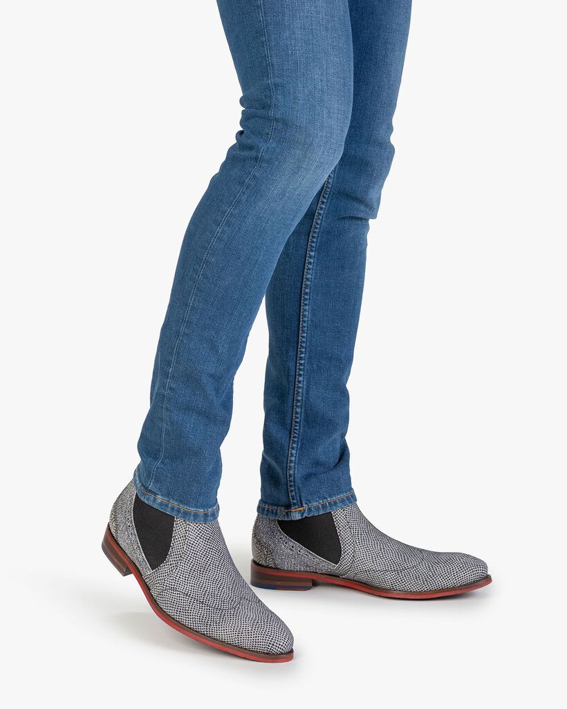 Chelsea Boot Leder cremewei&szlig;