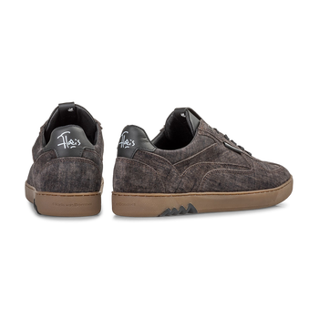 Sneaker Wildleder dunkelgrau