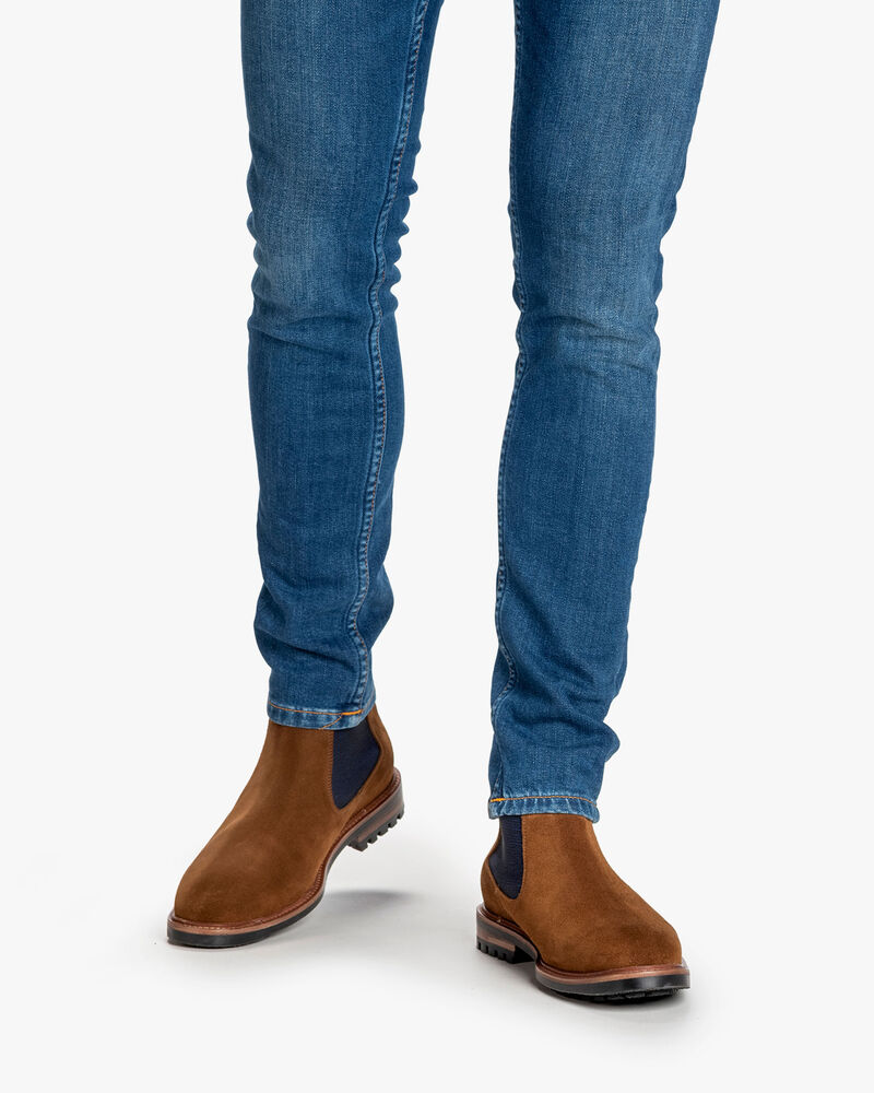 Chelsea Boot Wildleder cognac