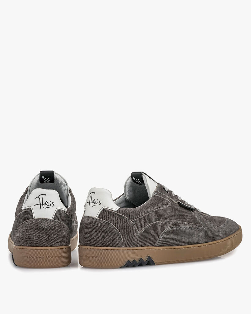 Sneaker grau Wildleder