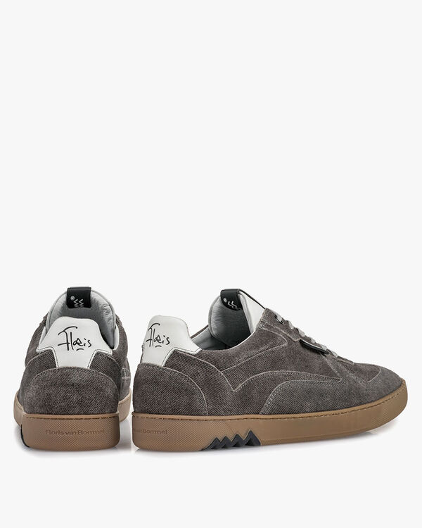 Sneaker grau Wildleder