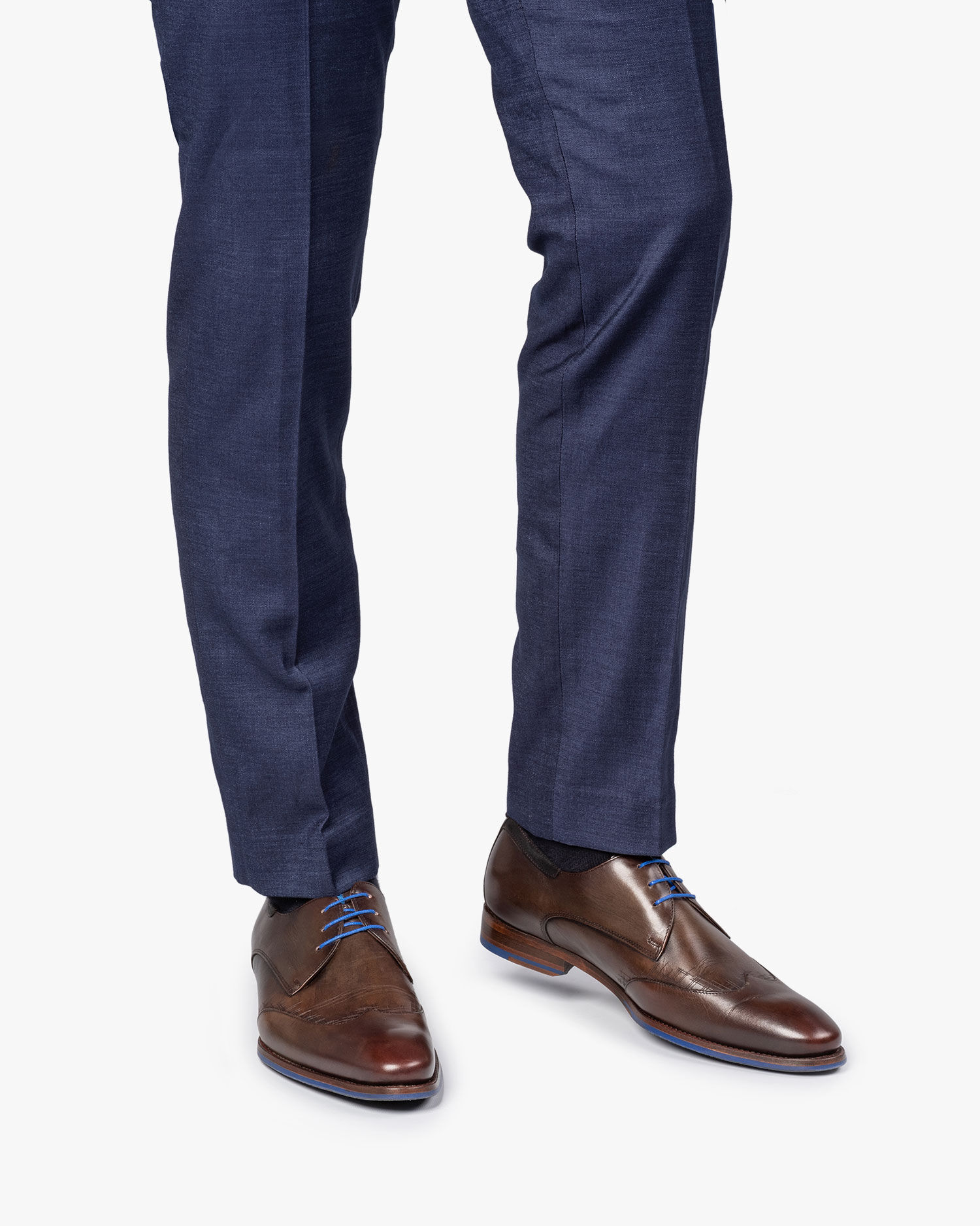 Dark tan cheap leather shoes