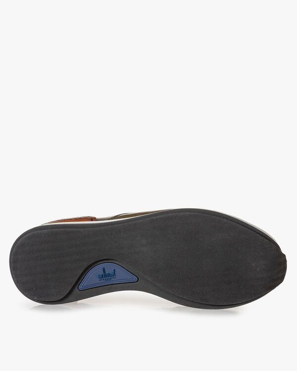 Sneaker Kalbsleder gr&uuml;n