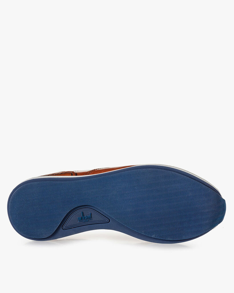 Sneaker Kalbsleder cognac