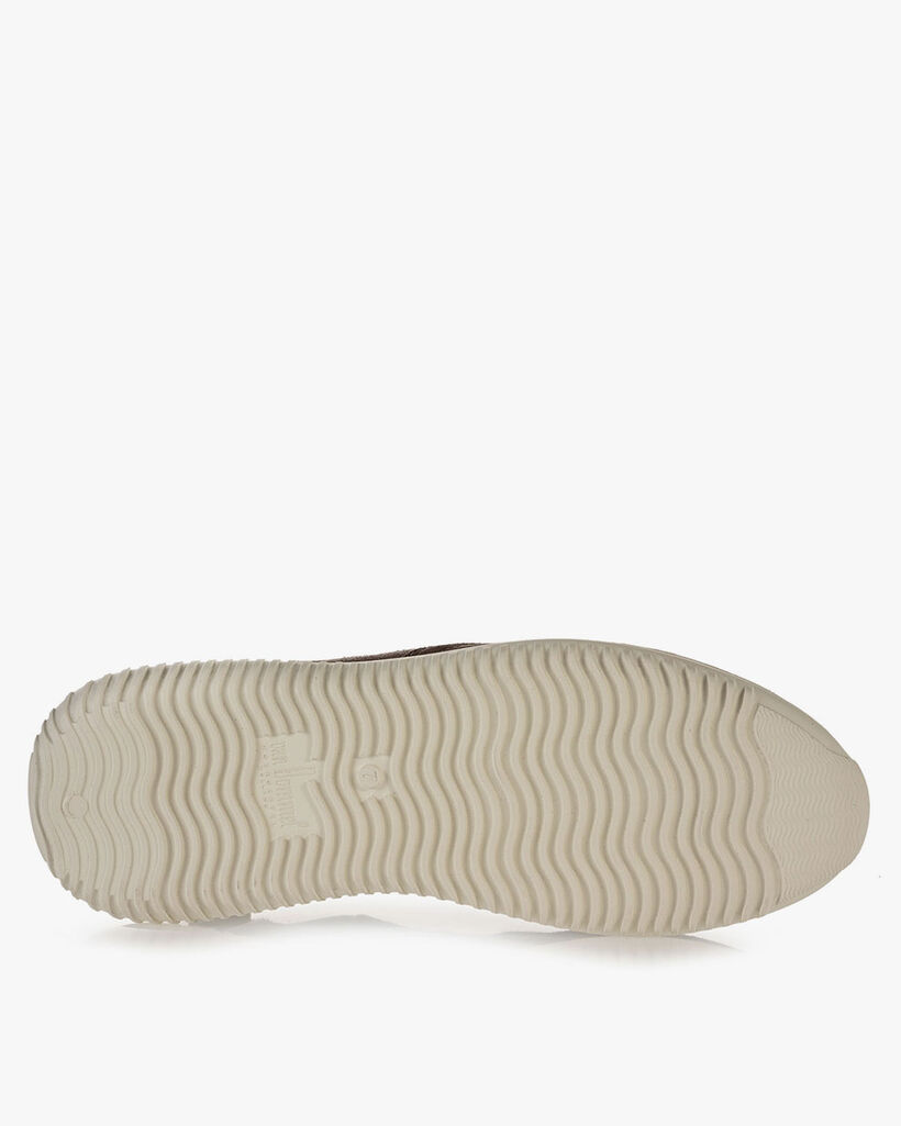 Grauer Wildleder-Sneaker