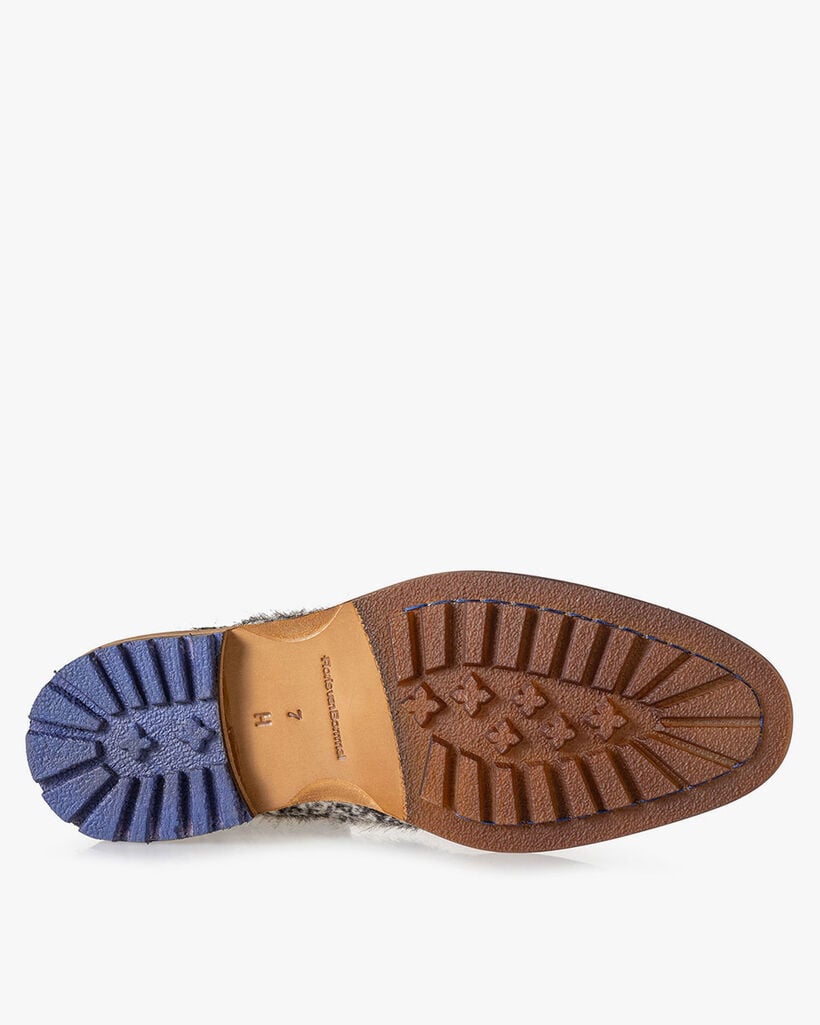 Schn&uuml;rschuh Pony-Style cremewei&szlig;