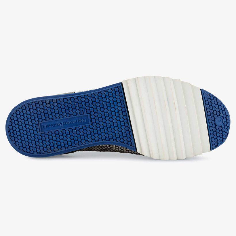 Floris van Bommel grey leather sneaker