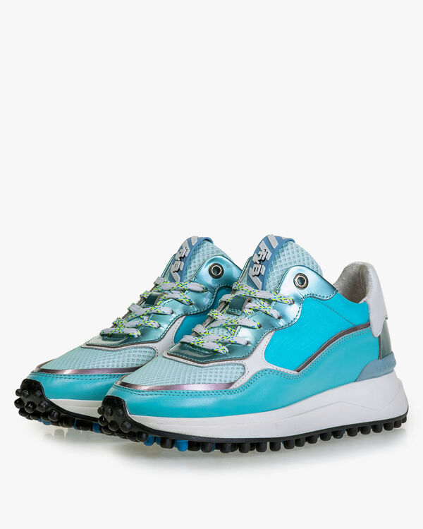 Noppi Nappaleder blau