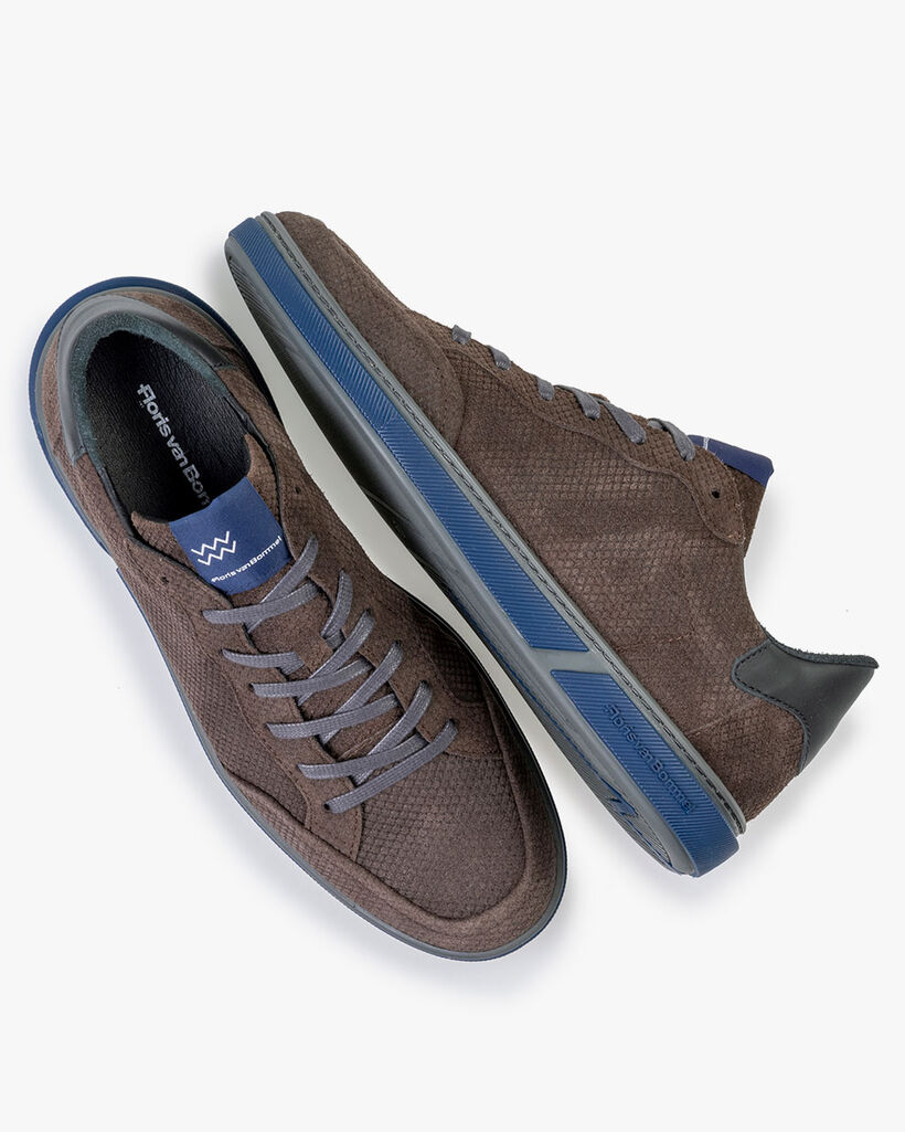 Sneaker Leder dunkelbraun