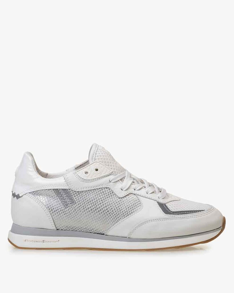 Sneaker Kalbsleder wei&szlig;